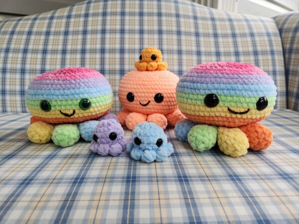 Rainbow Mama Octopus