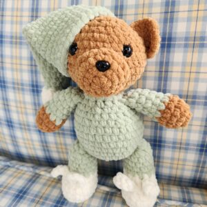 Green Bedtime Bear
