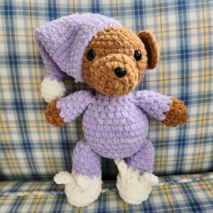 Purple Bedtime Bear