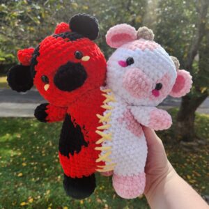 Two Headed Angel/Devil Cow