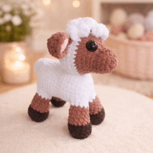Brown and white Lamb