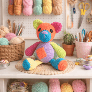 Crochet Scrap Bear