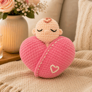Mommy's Heart Plushie (shell baby)